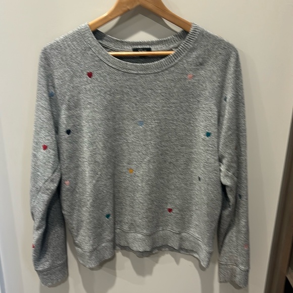 Rails Mika Sweatshirt Melange Gray
Embroidered Rainbow Hearts
Womens Size Small - Picture 2 of 5